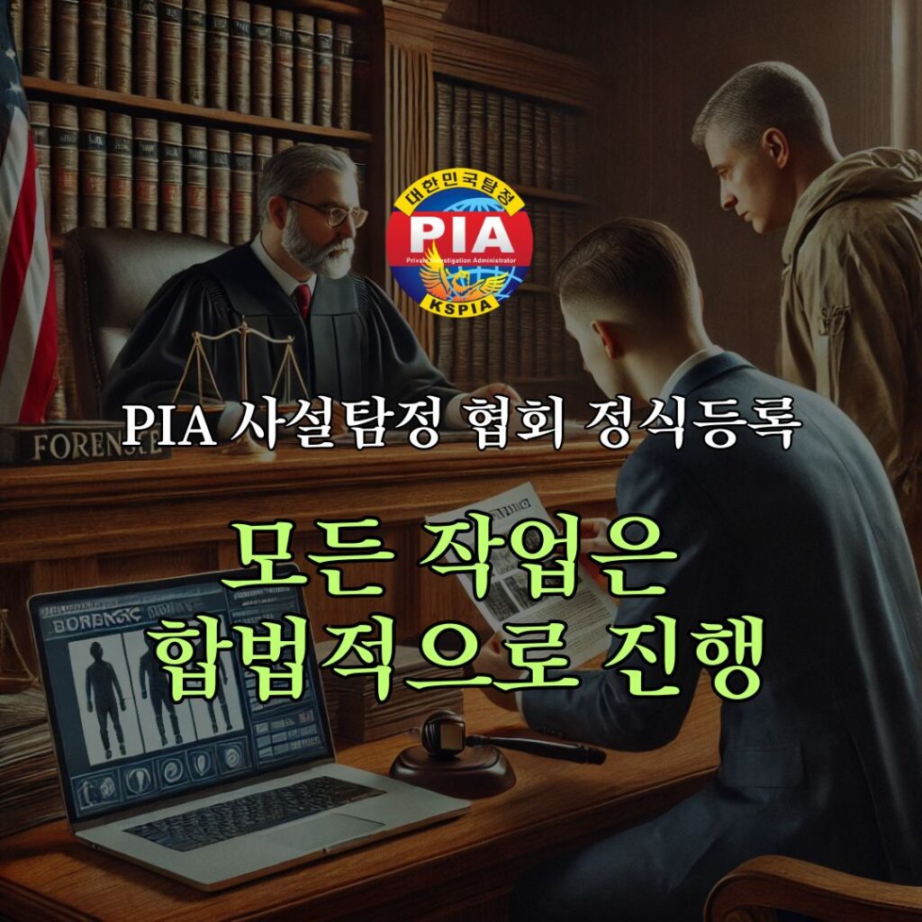 PIA사설탐정협회 정식등록